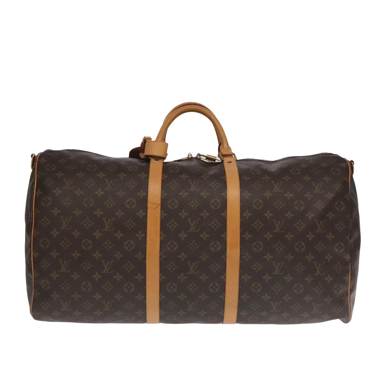 Louis Vuitton Keepall Bandoulière 60 Brown Canvas Travel Bag (Pre-Owned) Size ONE SIZE - 1 Thumbnail