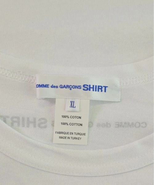 Comme des Garcons SHIRT T-Shirts Cotton Short Sleeve Plain Crewneck White Size US XL / EU 56 / 4 - 7 Thumbnail