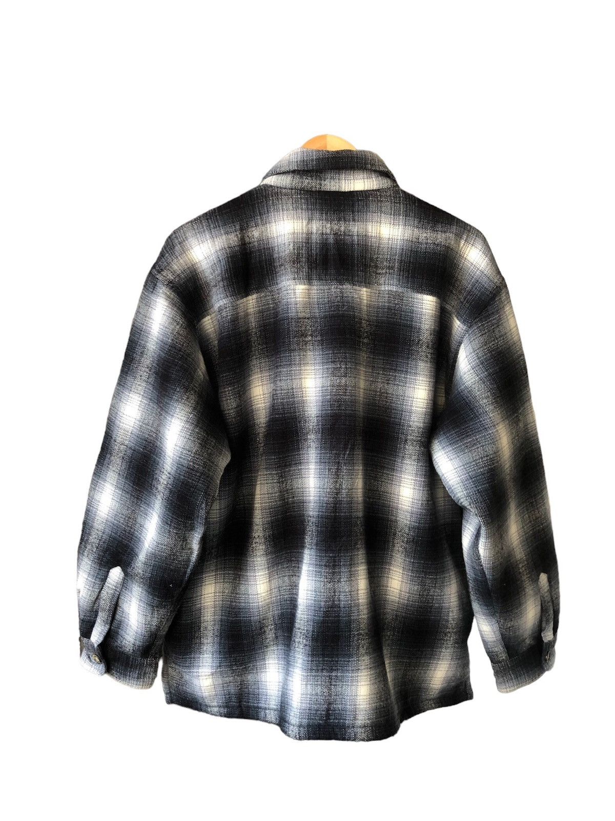 Japanese Brand Vintage Collins International Flannel Inner Fleece Size US L / EU 52-54 / 3 - 3 Thumbnail
