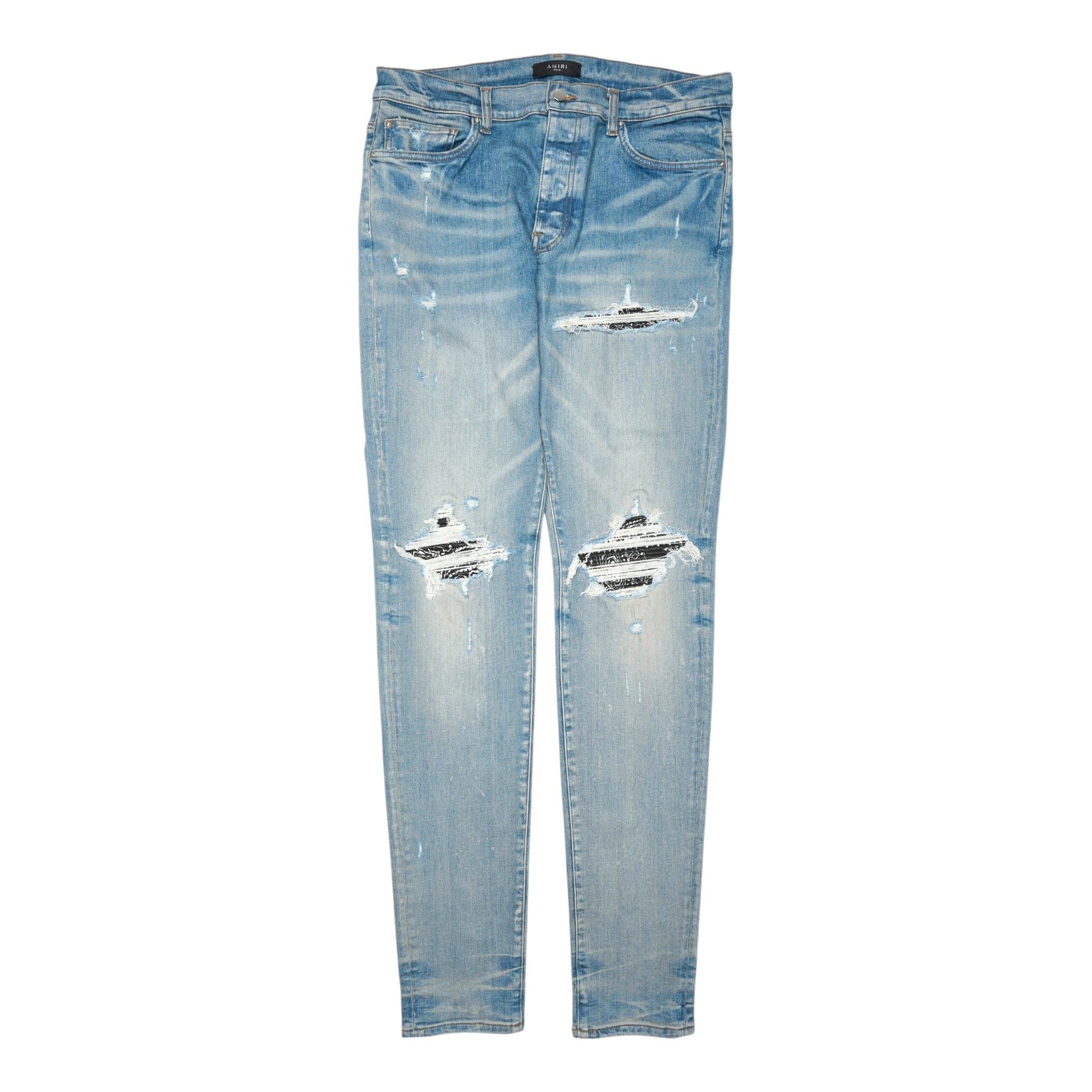 Amiri MX1 Jean Indigo Blue リブディテール付きデニム MX1 JEAN - CLAY INDIGO | AMIRI
