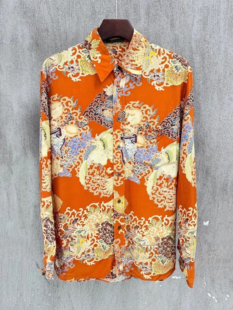 Yohji Yamamoto Yohji Yamamoto Floral Print Long Sleeve Shirt. Size US M / EU 48-50 / 2 - 1 Thumbnail