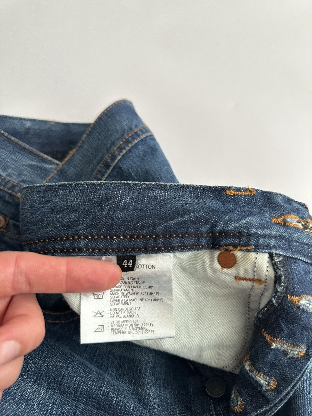 Gucci Gucci 2000’s Embroidery Denim Jeans Size US 30 / EU 46 - 10 Thumbnail