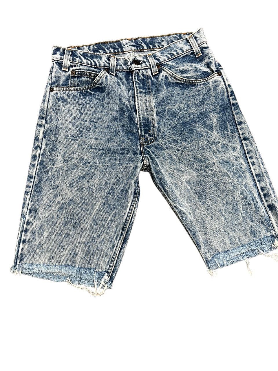 Levi's × Vintage Vintage 1980’s Levis Acid Wash Cut Off Short Pants Size US 31 - 1 Thumbnail