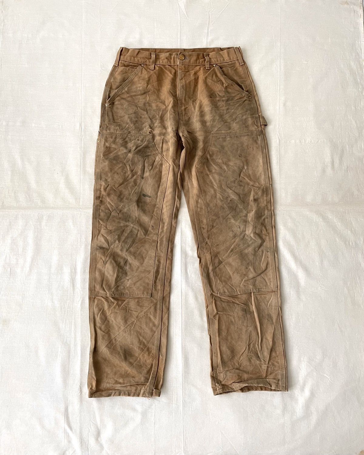 Carhartt Distressed Carhartt Double Knee Cargo Pants Vintage USA Size US 32 / EU 48 - 1 Thumbnail