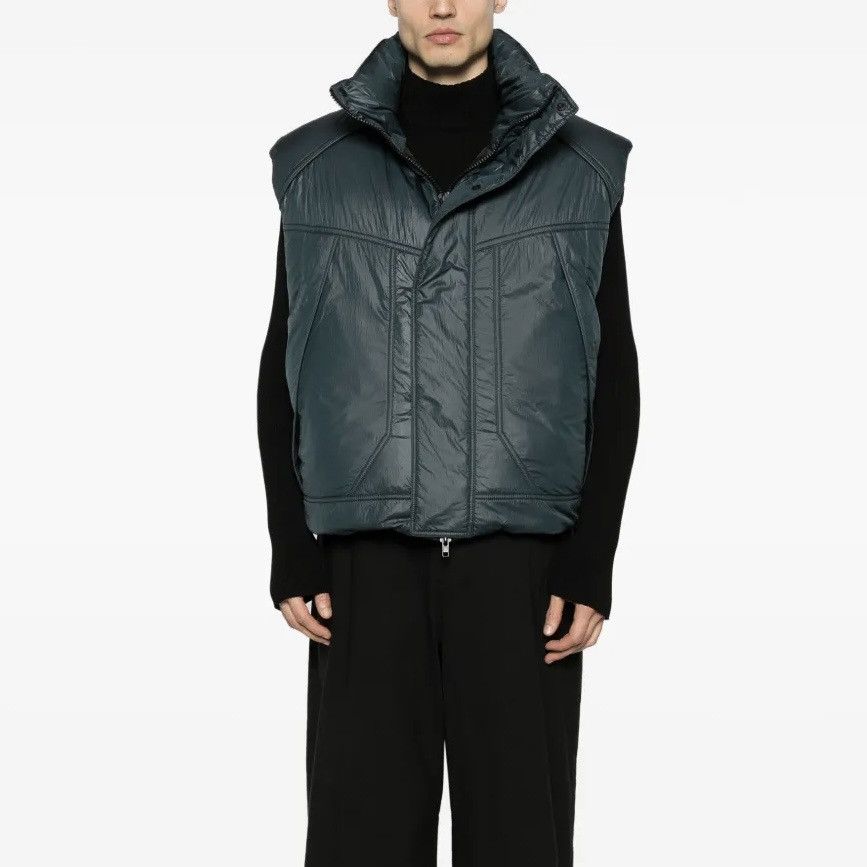 Juun.J Juun.J Technical Padded Hooded Vest Green Nylon Avant Garde Size US M / EU 48-50 / 2 - 1 Thumbnail