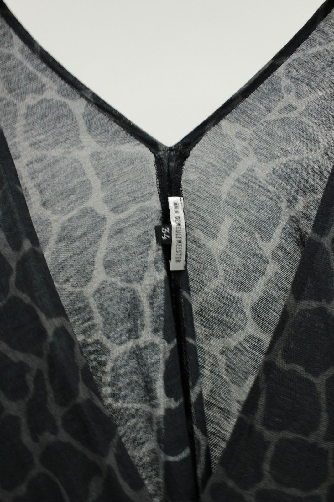 Ann Demeulemeester S/S01 Ann Demeulemeester Printed Dress Size XXS / US 00 / IT 34 - 3 Thumbnail