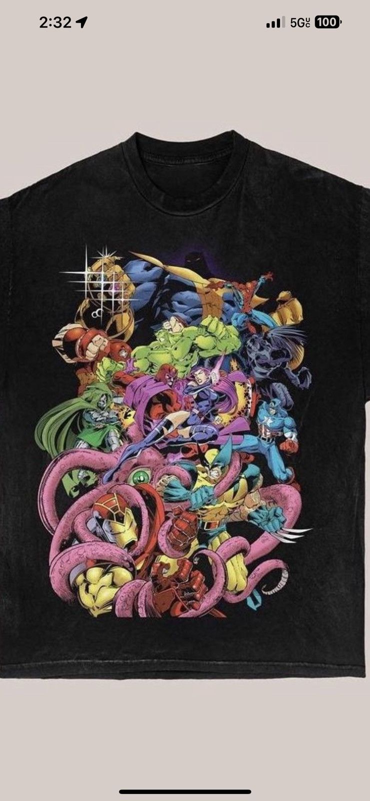 Marvel Comics Marvel vs Capcom Mask & Disguise shirt Size US XL / EU 56 / 4 - 1 Thumbnail