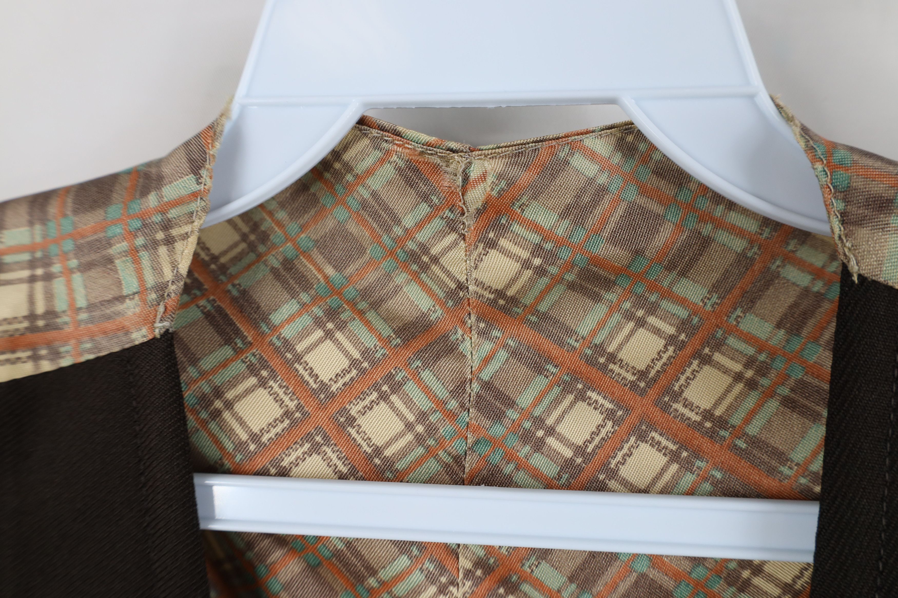 Vintage Vintage 50s 60s Rockabilly Wool Silk Suit Vest Jacket Brown Size US L / EU 52-54 / 3 - 9 Thumbnail
