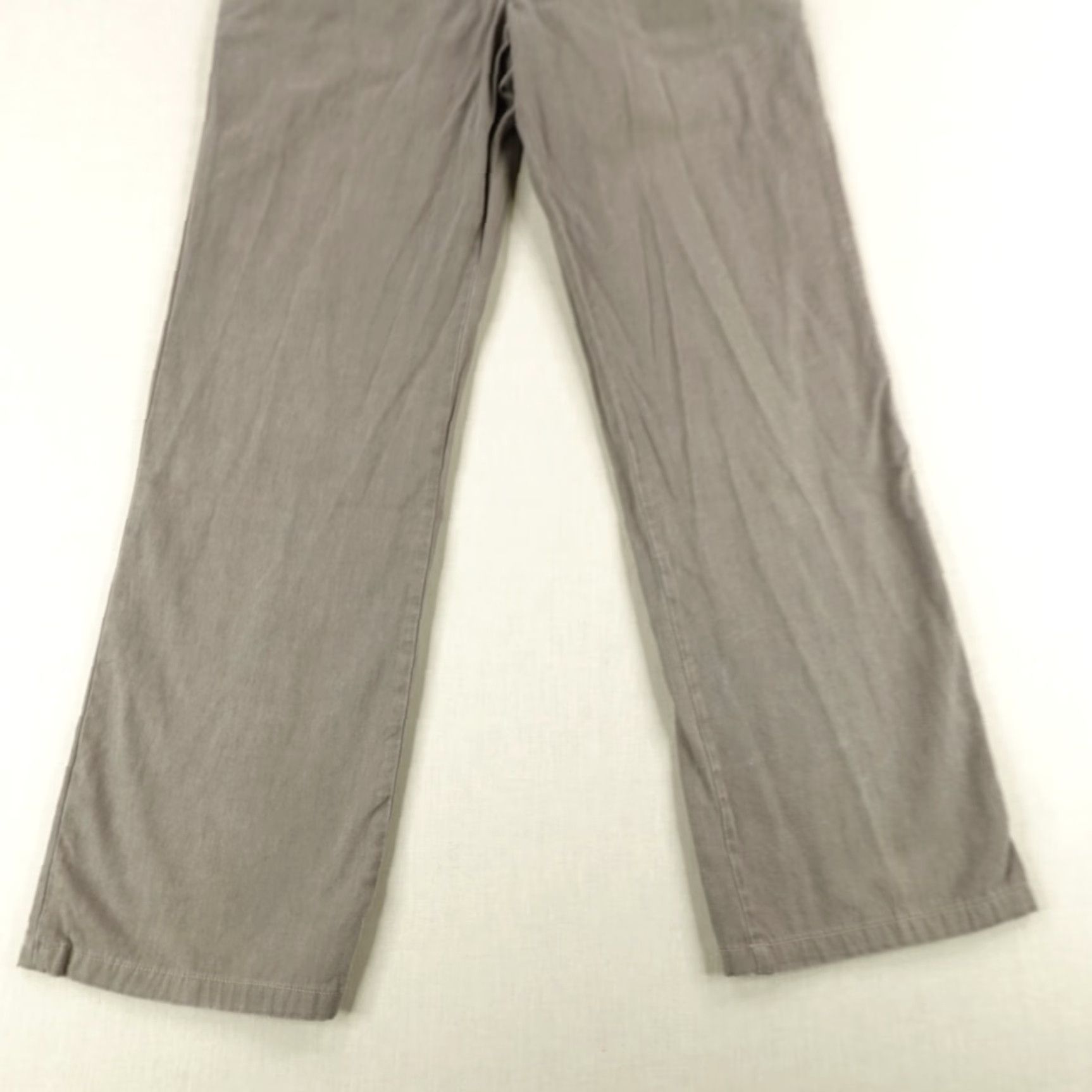 James Perse VINTAGE James Perse Pants Mens 28 Taupe Cashmere Twill Button Fly Baggy Straight Casual Chino 2000s Mens Size US 30 / EU 46 - 3 Thumbnail