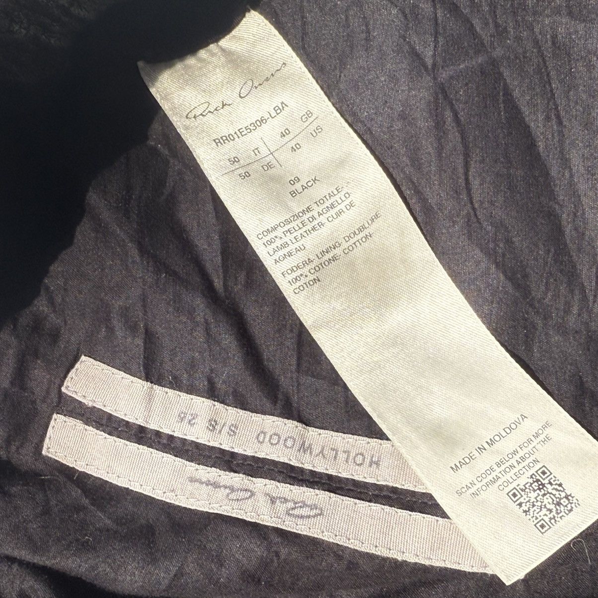 Rick Owens Black Blistered Lamb Leather Boxer Shorts Size US 34 / EU 50 - 3 Thumbnail