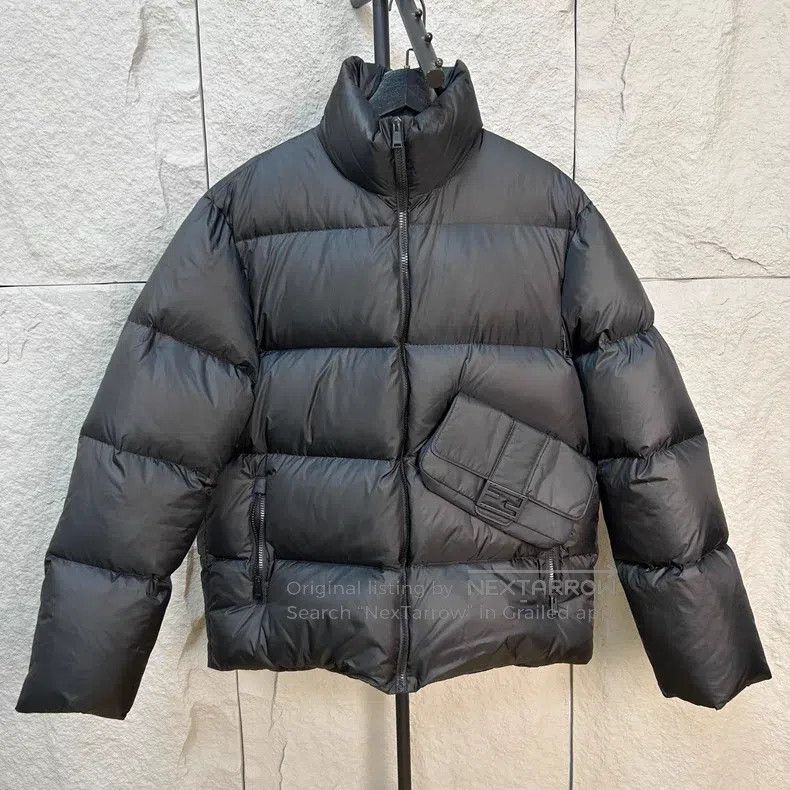 Fendi Fendi Baguette 25th Anniversary Limited Down Jacket, Black Size US M / EU 48-50 / 2 - 1 Thumbnail