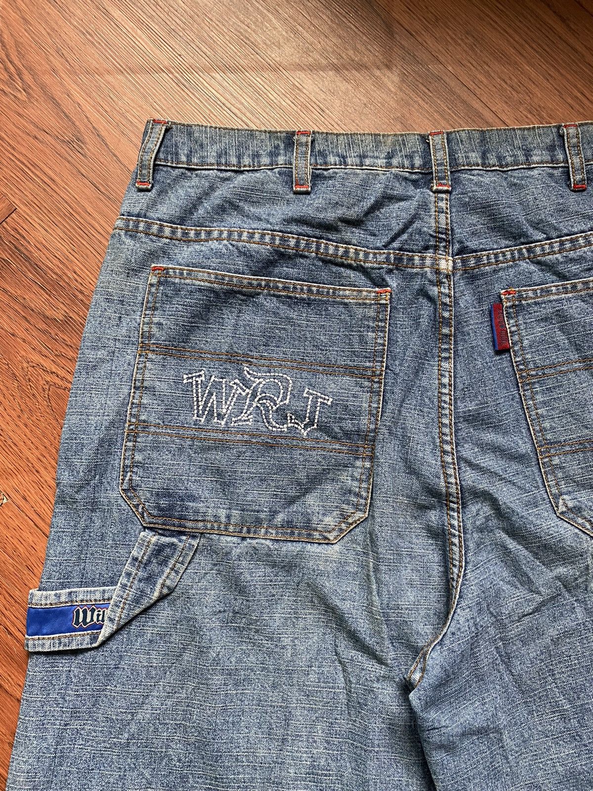 Japanese Brand × Vintage Wild Rider Baggy Jeans Size US 35 - 6 Thumbnail