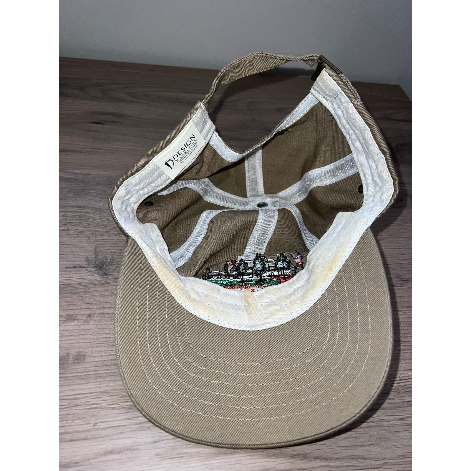 Designer Walker's Point Hat Wisconsin Graphic Brown Cap Headwear OS Size ONE SIZE - 7 Thumbnail