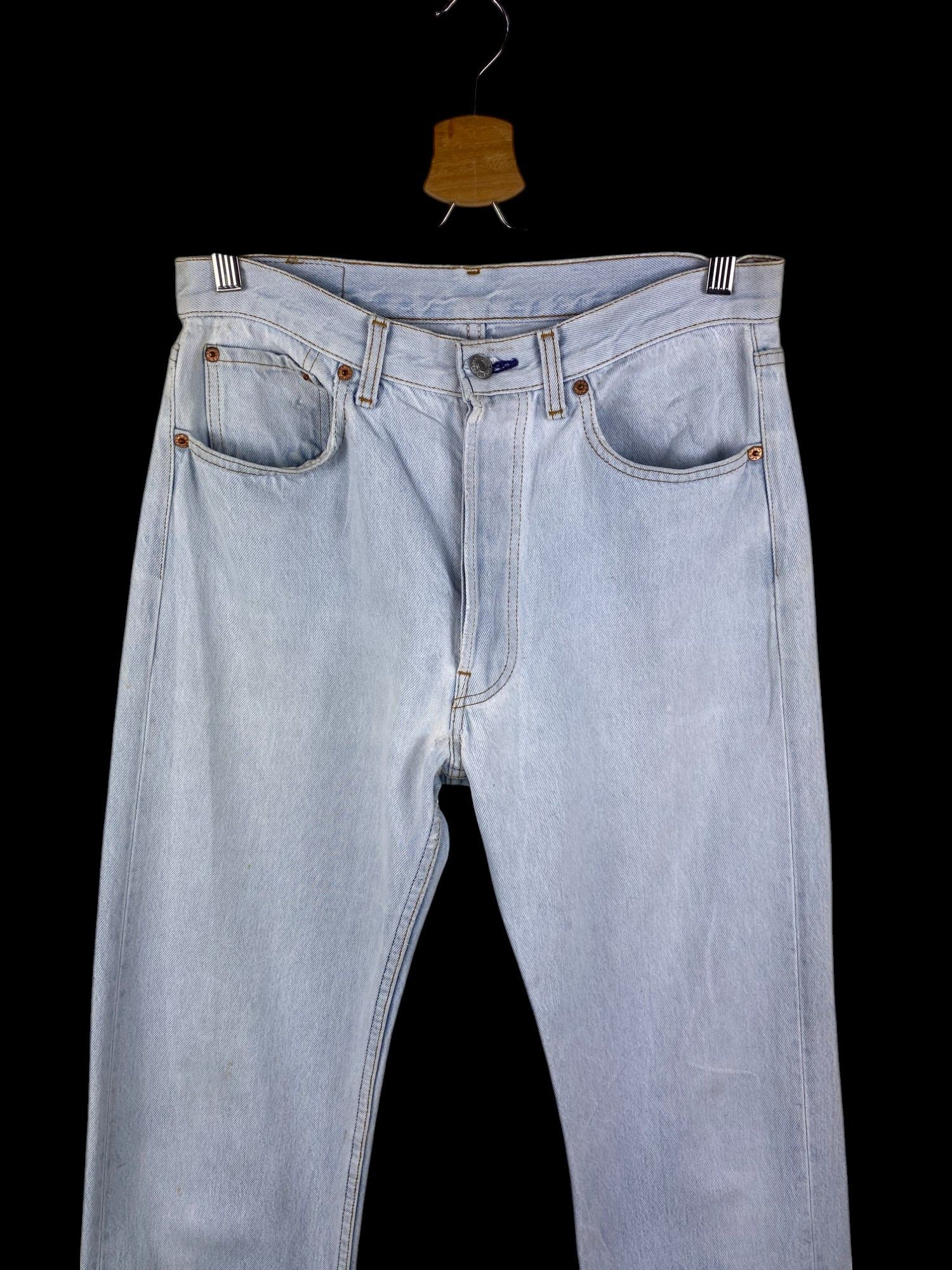 Levi's Vintage Clothing × Vintage W30x30 VINTAGE LEVIS 501 90s STONEWASH DIRTY button 555 Size US 30 / EU 46 - 7 Thumbnail