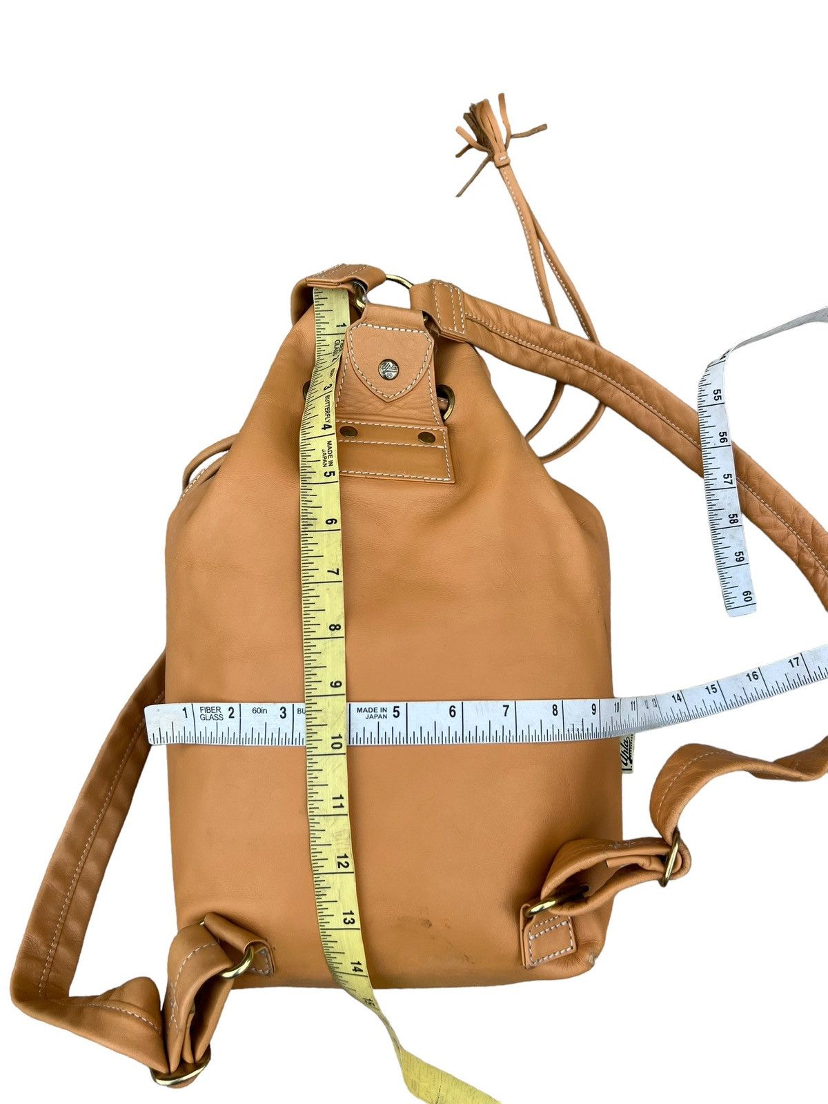 Leather Vintage Upla Paris Leather Backpack Bag Size ONE SIZE - 21 Thumbnail