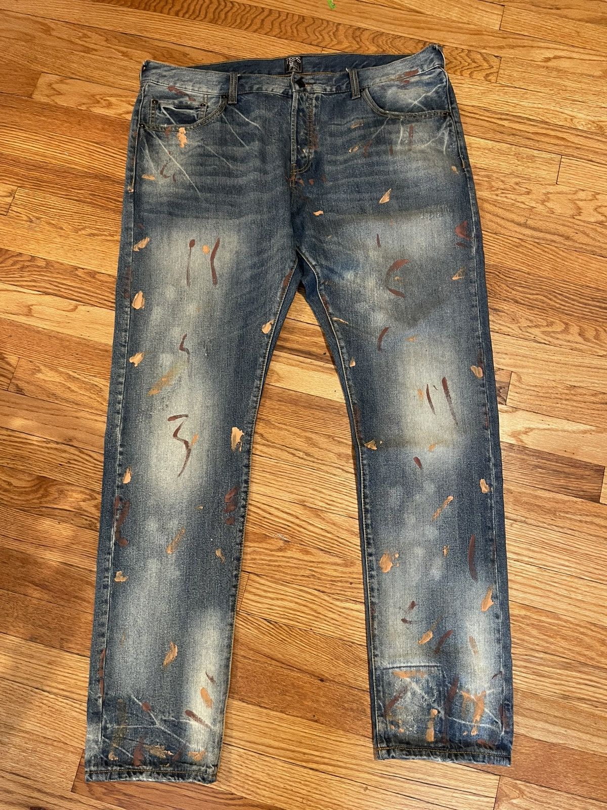 Prps PRPS paint splattered denim Size US 40 / EU 56 - 1 Thumbnail