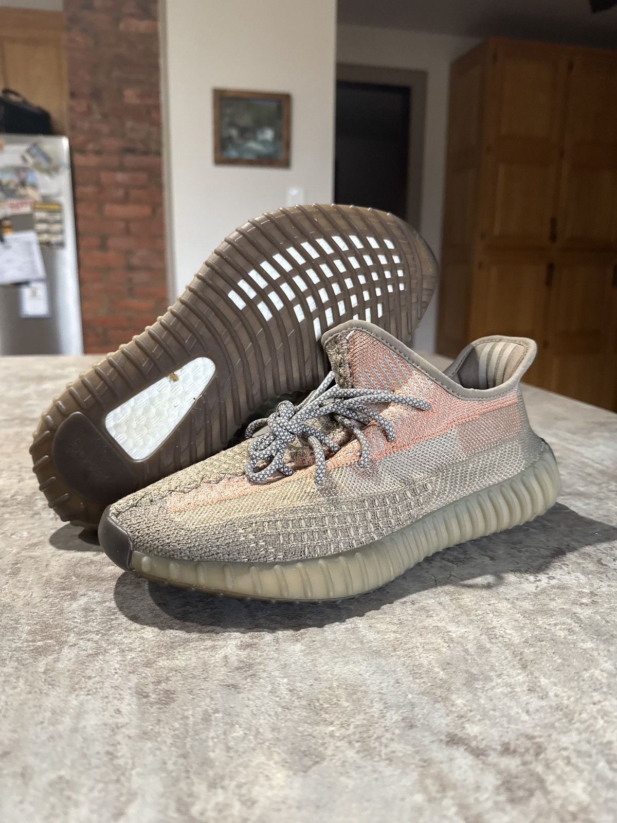 Adidas  Kanye West  Yeezy Adidas Yeezy Boost 350 V2 'Sand Taupe' Size 8.5  FZ5240 | Grailed