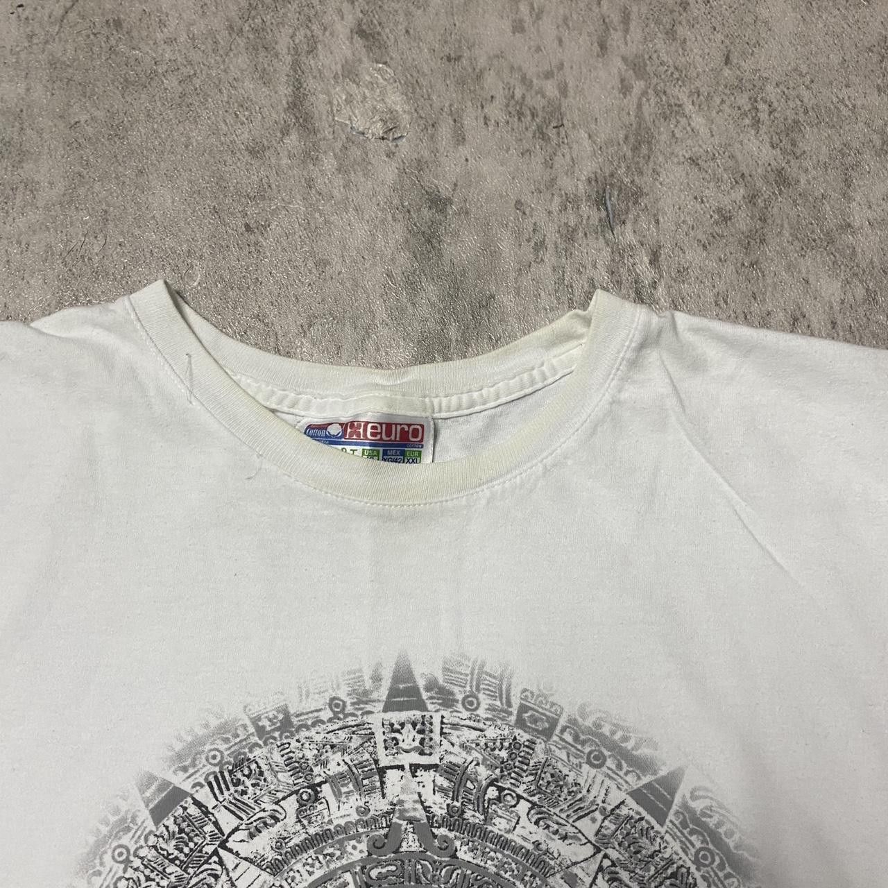Other White vintage 90s Aztec print t-shirt aztec Size US XXL / EU 58 / 5 - 4 Thumbnail