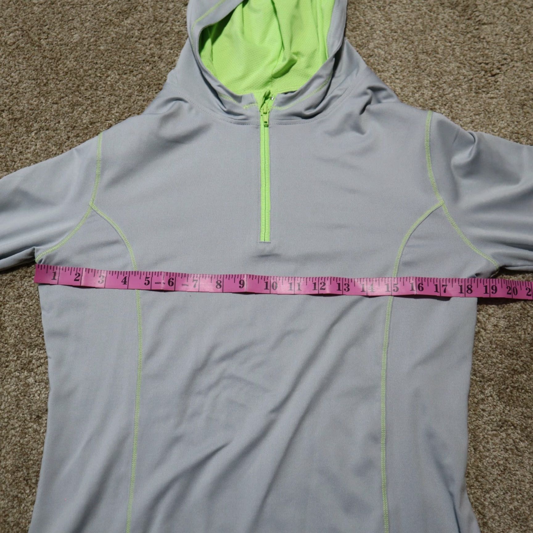 Old Navy Old Navy Gray Full Zip Hoodie Women's M Tall Lightweight Activewear Size M / US 6-8 / IT 42-44 - 4 Thumbnail