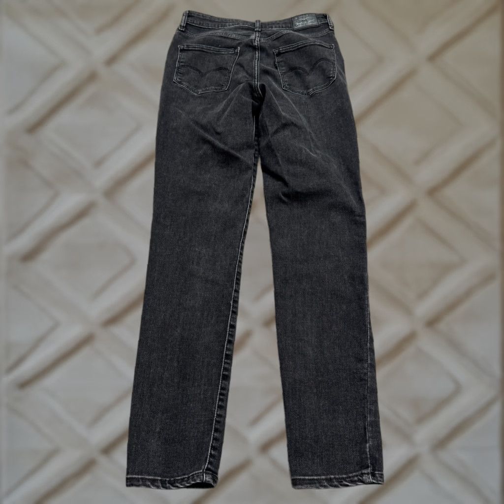 Levi's Levi's 712 High Rise Skinny Denim Jeans Womens 28x30 Black Washed Casual Stretch Size 28" / US 6 / IT 42 - 1 Thumbnail