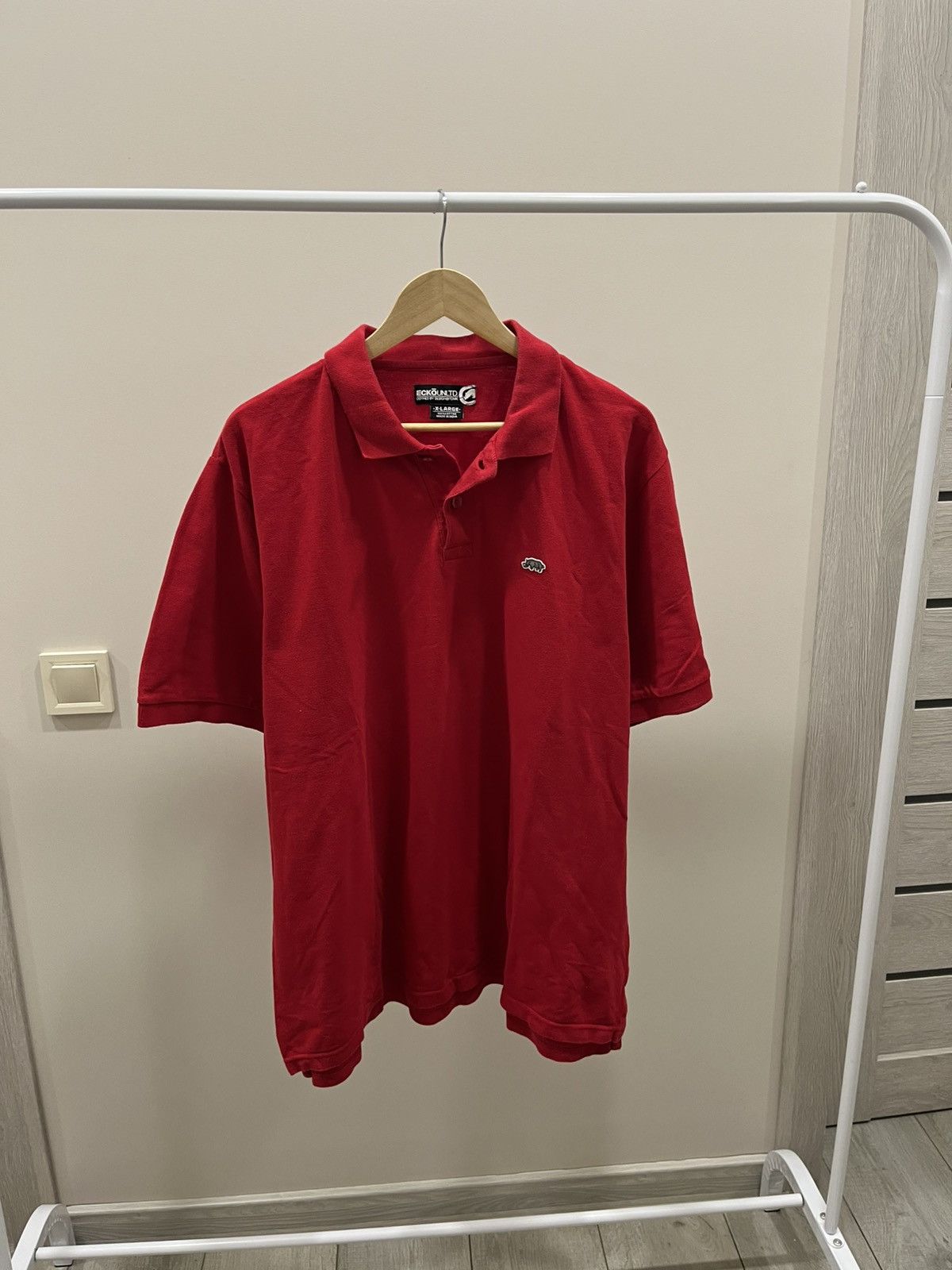 Ecko Unltd. Vintage Ecko Unltd Y2K Red Polos Embroided Logo Streetwear Size US XL / EU 56 / 4 - 1 Thumbnail