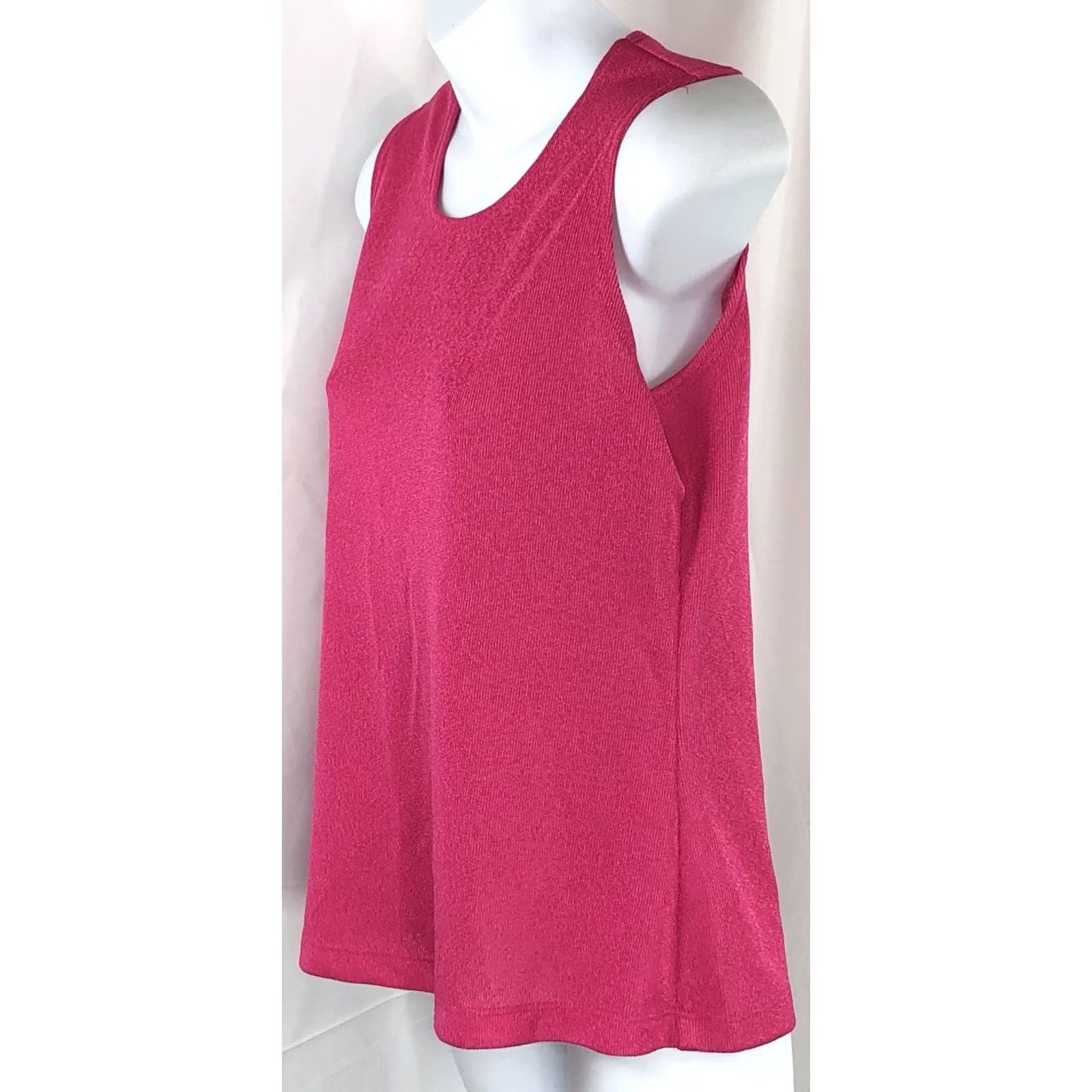 Vintage Notations Tank top Sleeveless Pink Pullover Coastal Capsule Beach Knit Shirt Womens S Size S / US 4 / IT 40 - 2 Thumbnail