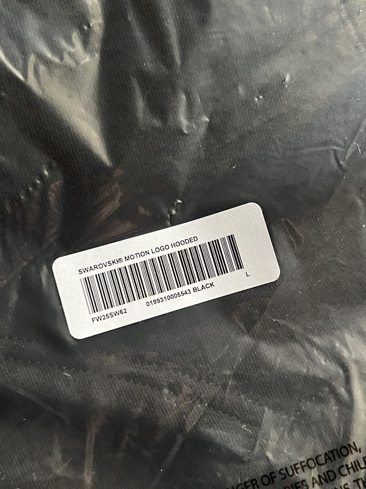 Supreme × Swarovski Supreme Swarovski Motion Logo Hoodie Black Size US L / EU 52-54 / 3 - 5 Thumbnail