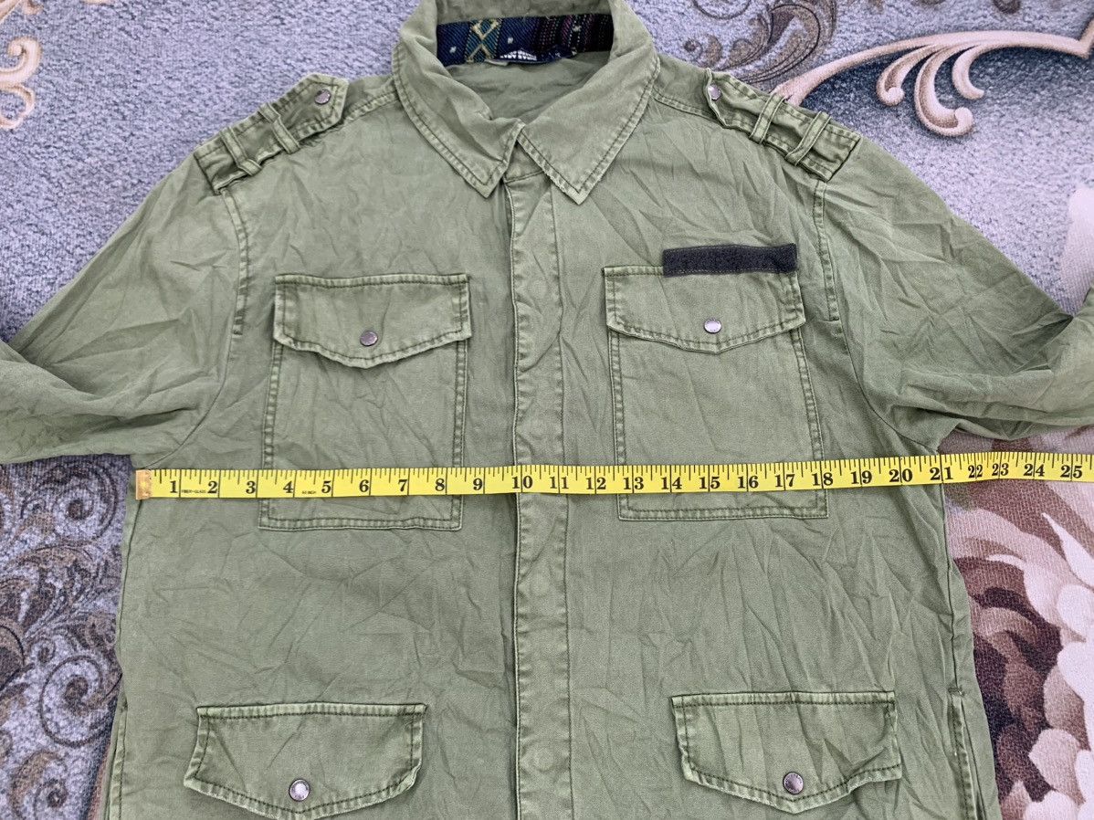 Art Comes First Zara Z1975 Denim Military Style Jacket With Nice Printed Size US S / EU 44-46 / 1 - 6 Thumbnail