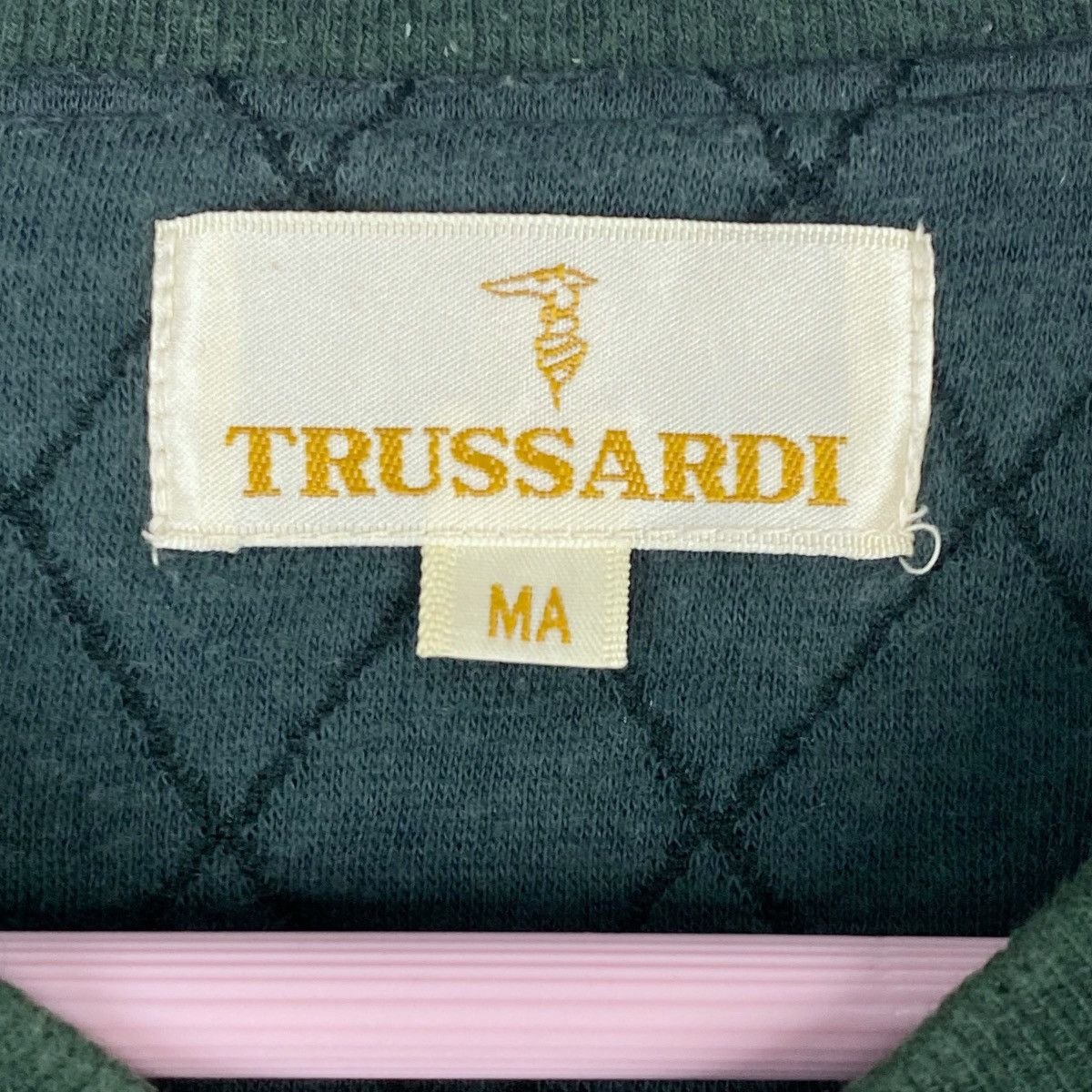 Trussardi Trussardi Half Button Sweathsirt Crewneck Pullover Jumper Size US L / EU 52-54 / 3 - 6 Thumbnail