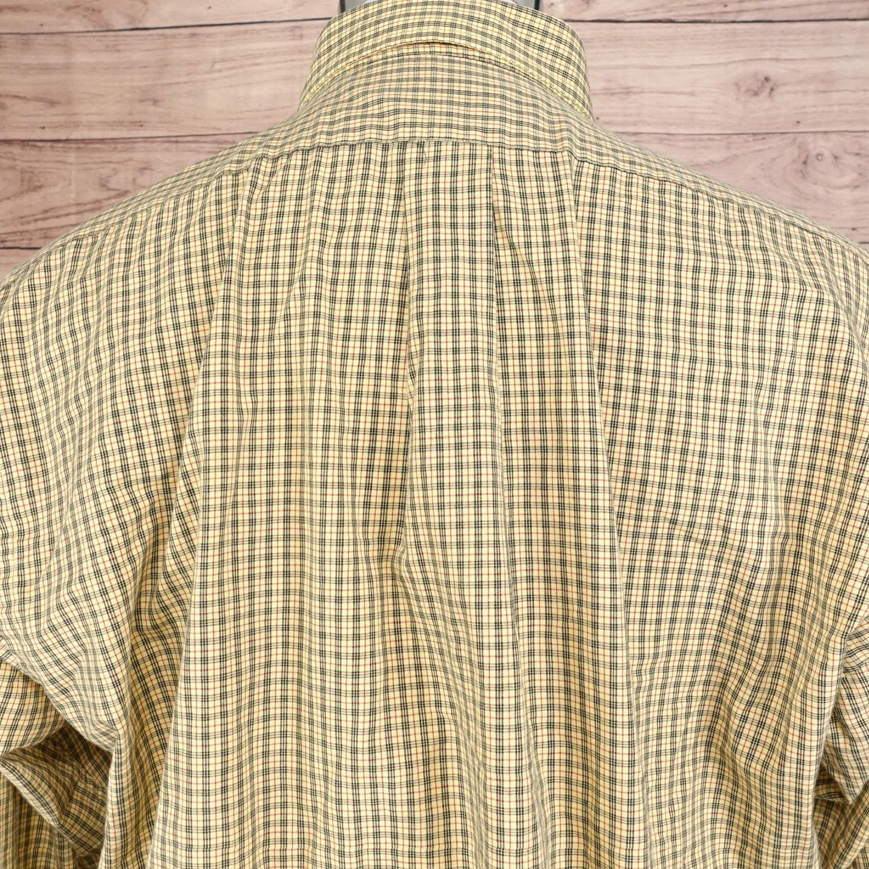 Chaps VINTAGE CHAPS SHIRT Yellow Check Long Sleeve Button-Up Mens SZ 16-16.5 34 L - Cotton, Wrinkle Free, Regular Fit Size US L / EU 52-54 / 3 - 5 Thumbnail