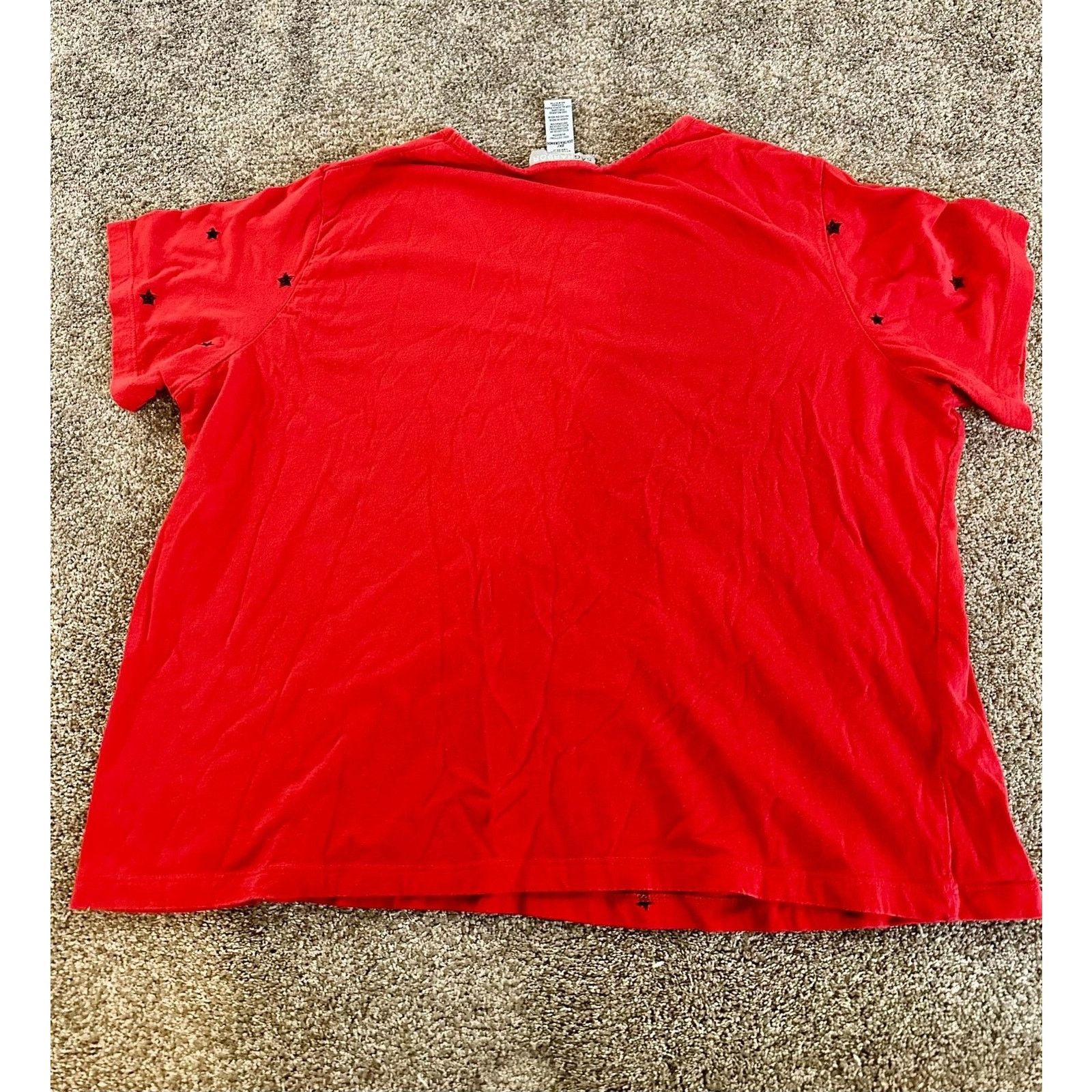 Other Women stars Short Sleeve Shirt Embroidery 2X Size XXL / US 16-18 / IT 52-54 - 4 Thumbnail