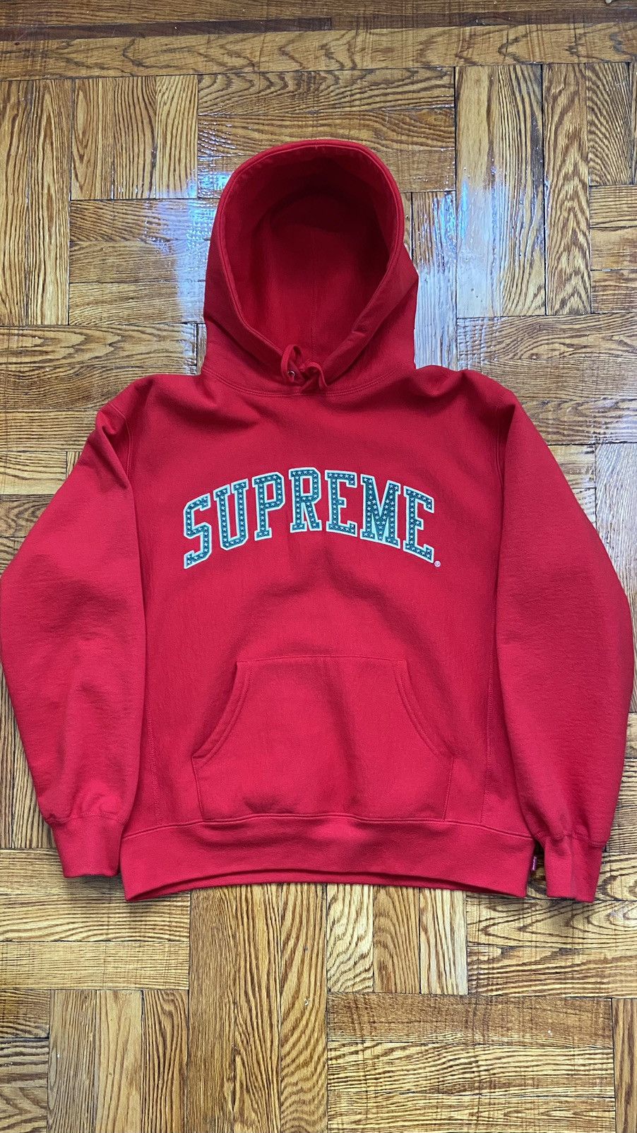 Supreme Stars Arc Hoodie Grailed