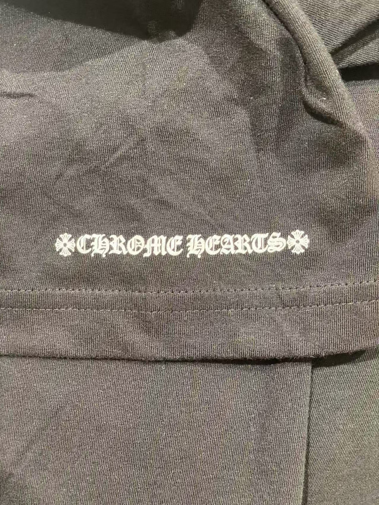 Chrome Hearts Chrome Hearts Scroll Label Black Short Sleeve T-Shirt Tee Size M / US 6-8 / IT 42-44 - 5 Thumbnail