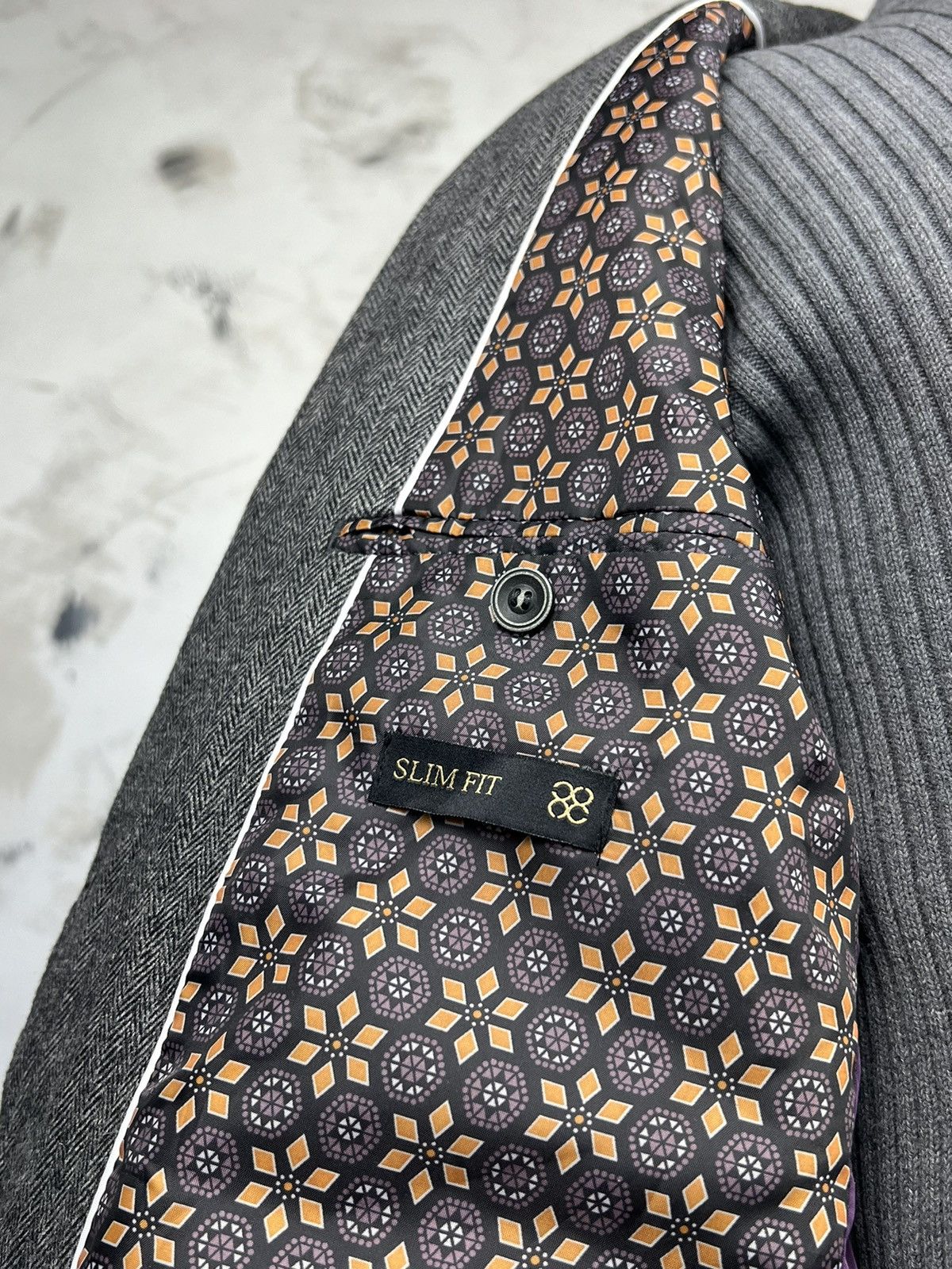 Vintage Cavani Blazer Suit Jacket Size 52 R M - XL Size 52R - 11 Thumbnail