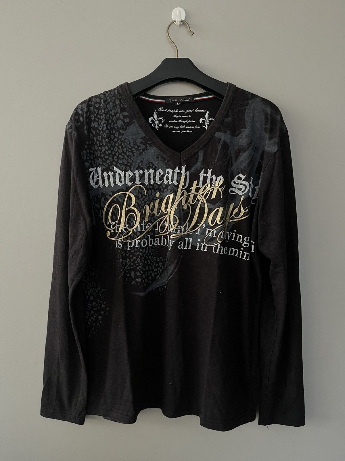 14th Addiction JAPANESE CLASH AHEAD POEM GOTHIC SEDITIONARIES PUNK STYLE Size US L / EU 52-54 / 3 - 1 Thumbnail