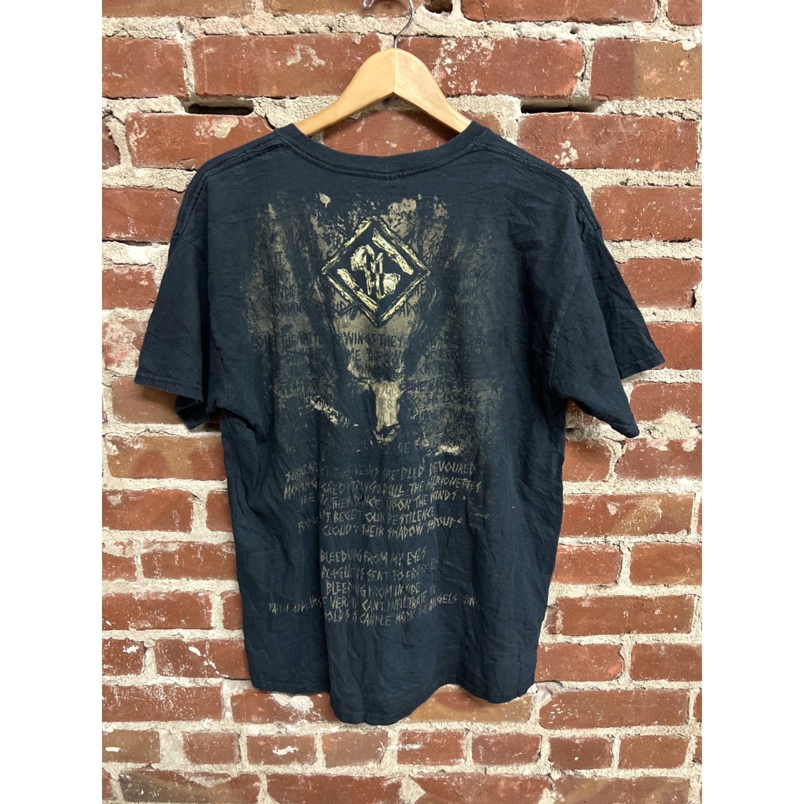 Vintage VINTAGE 2011 Machine Head T30 Shirt Large Black 90s Mens Size US L / EU 52-54 / 3 - 2 Thumbnail