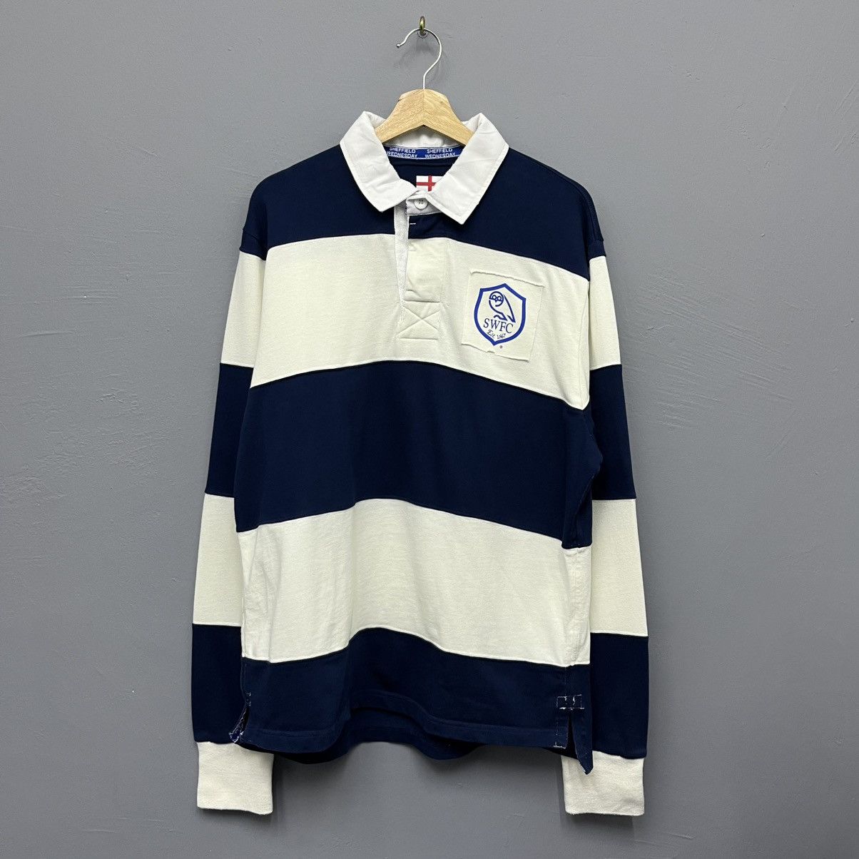 Sheffield Wednesday FC SWFC Polo Shirt Rugby Style Shirts