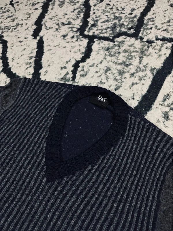 Dolce & Gabbana Dolce & Gabbana vintage sweater navy blue gray alpaca wool M Size US M / EU 48-50 / 2 - 3 Thumbnail