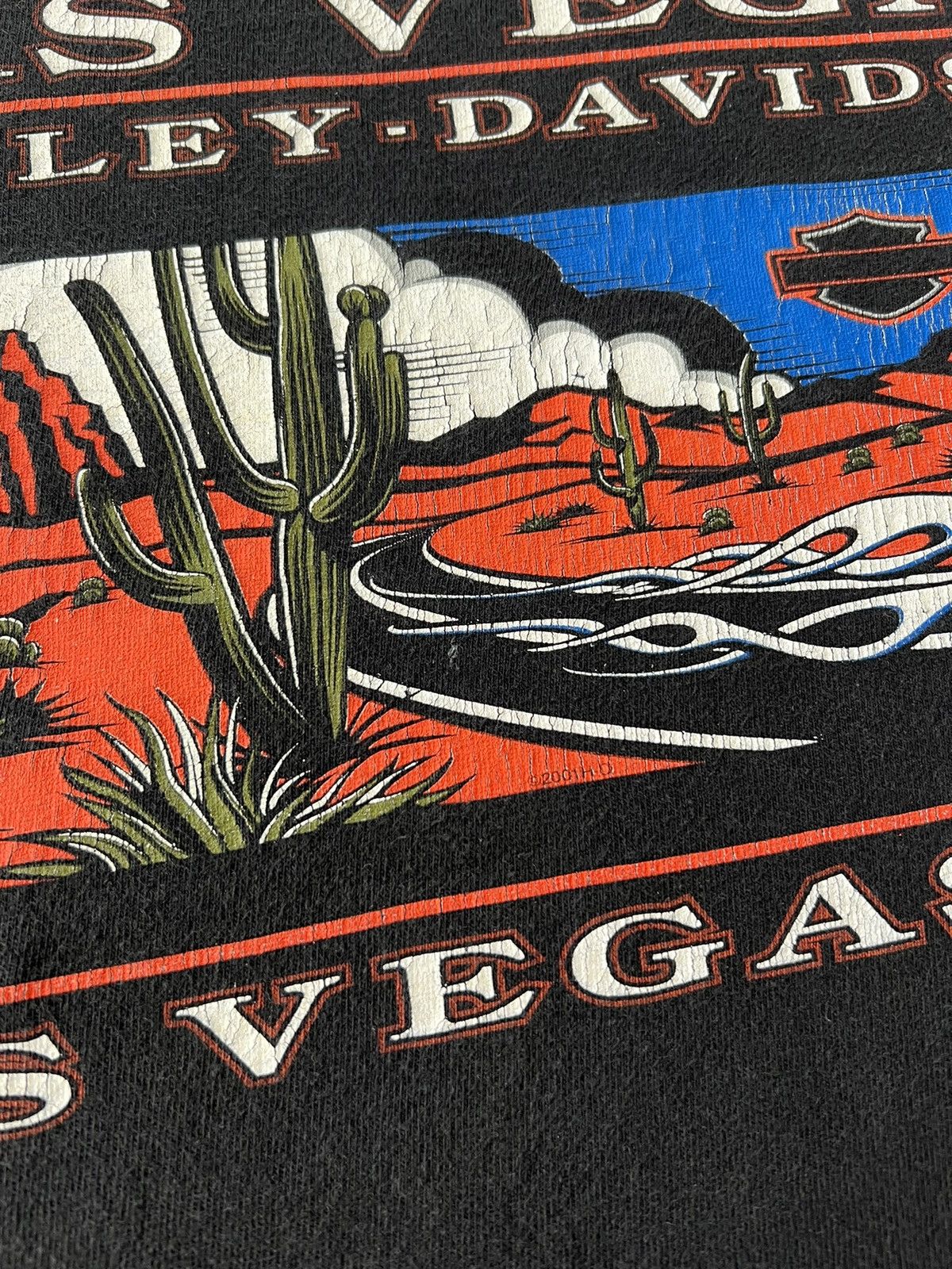 Harley Davidson Vintage 2001 Harley Davidson Las Vegas Pocket Long Sleeve Size US L / EU 52-54 / 3 - 18 Thumbnail