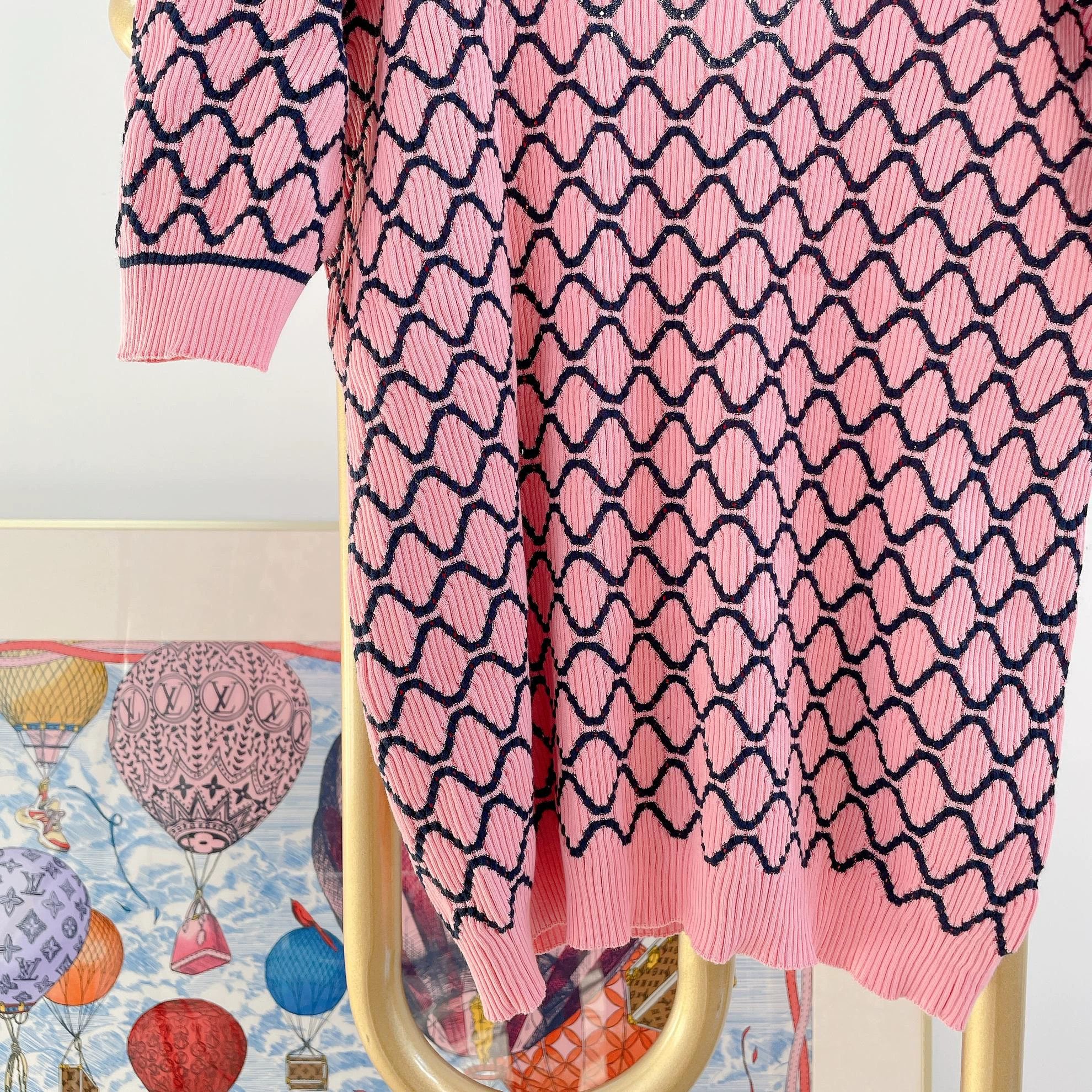 Chanel Chanel Pink Quilted Knit Top 38 2022 Size S / US 4 / IT 40 - 4 Thumbnail