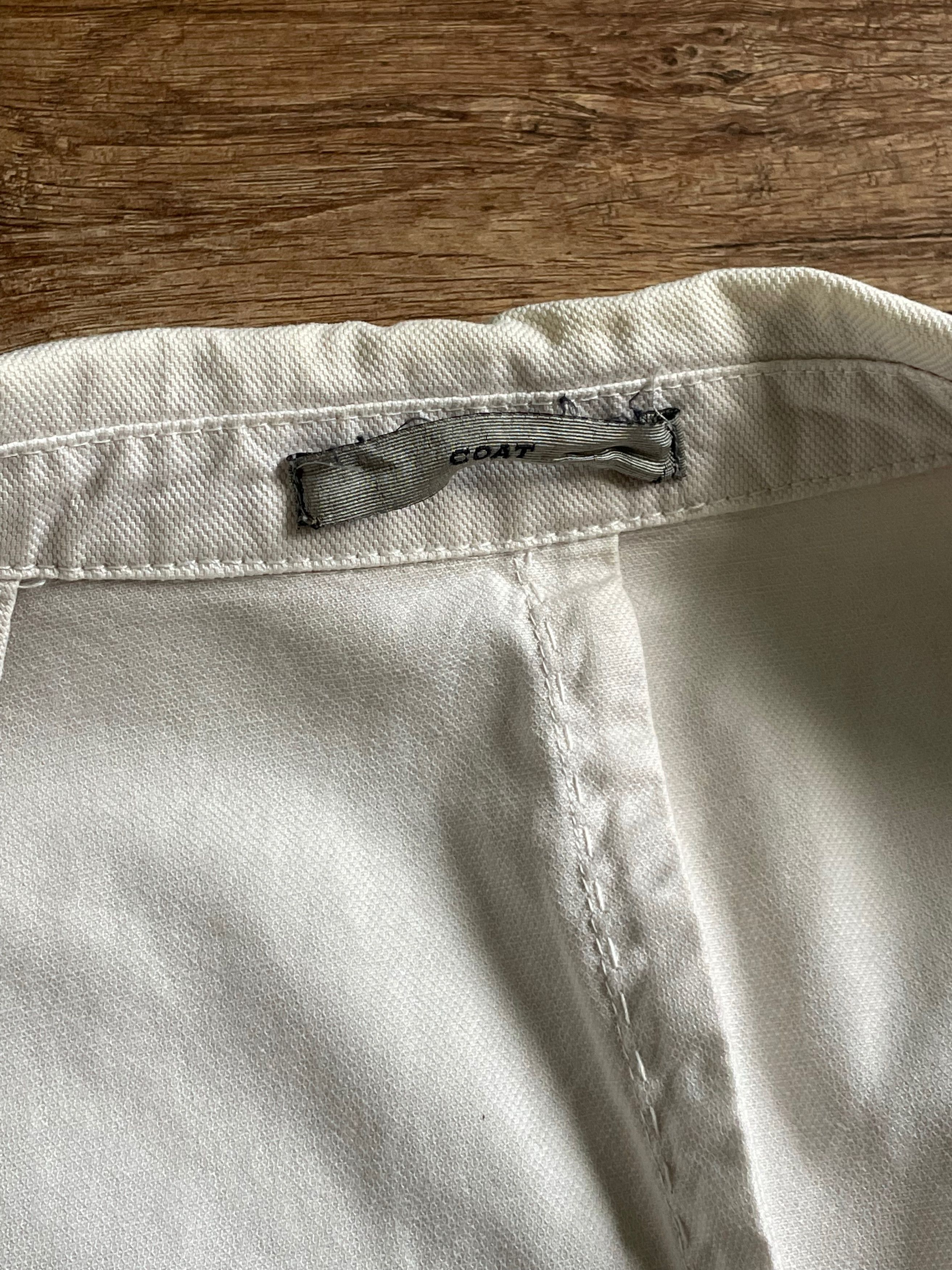 Boglioli Boglioli Unstructured Cotton Blazer Cream sz.50R Size 50R - 8 Thumbnail