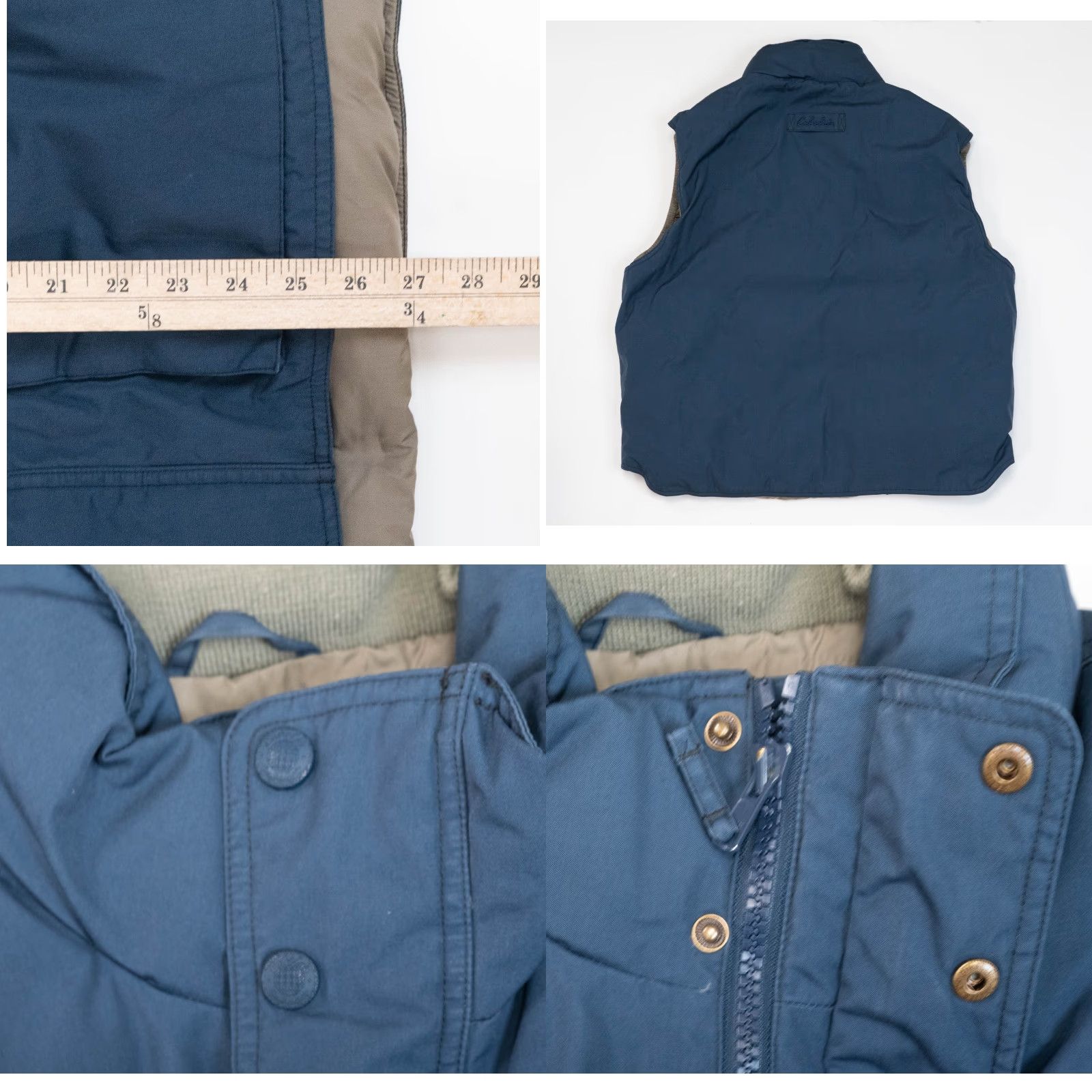 Vintage VINTAGE Cabela’s Goose Down Puffer Vest Blue Men’s XL Hunting Lined Size US XL / EU 56 / 4 - 8 Thumbnail
