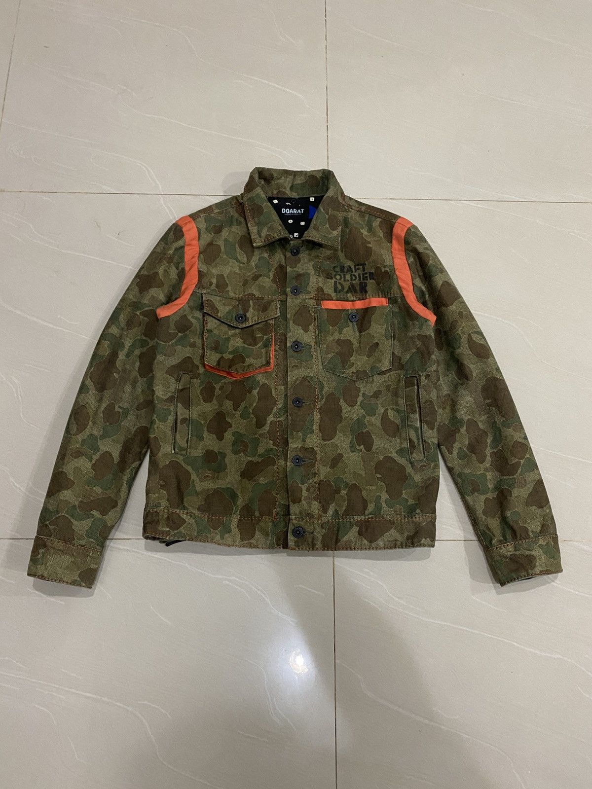 Japanese Brand Doarat Digging Ina Babylon Hip Hop Japan Camo Jacket Size US M / EU 48-50 / 2 - 1 Thumbnail