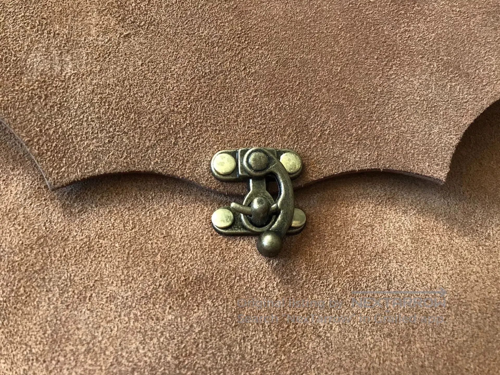 Horween Leather Fernand Leather Vintage Western Crossbody Bag. Size ONE SIZE - 6 Thumbnail