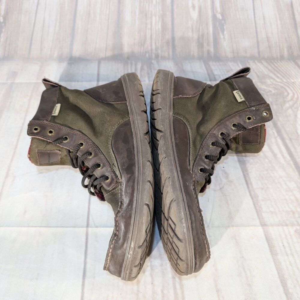 Other Lems Boulder Men's 12 Green Canvas Casual Retro Hiking Ankl Size US 12 / EU 45 - 6 Thumbnail