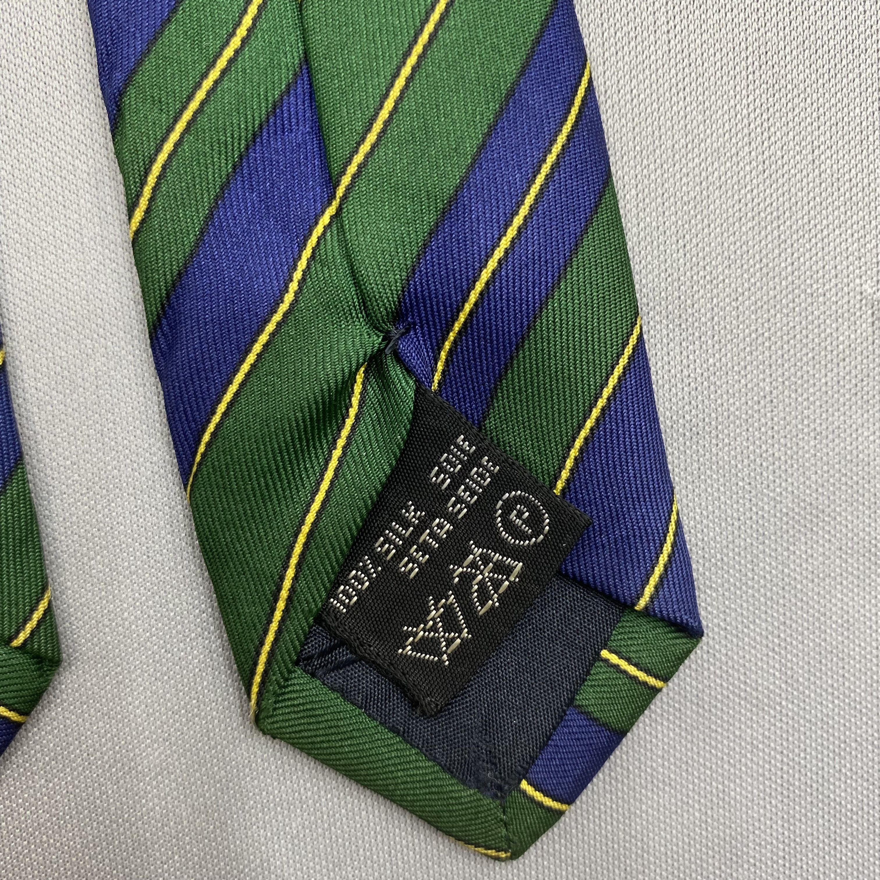 Alfred Dunhill Vintage Alfred Dunhill SILK Necktie Cravate Pure Silk Size ONE SIZE - 9 Thumbnail