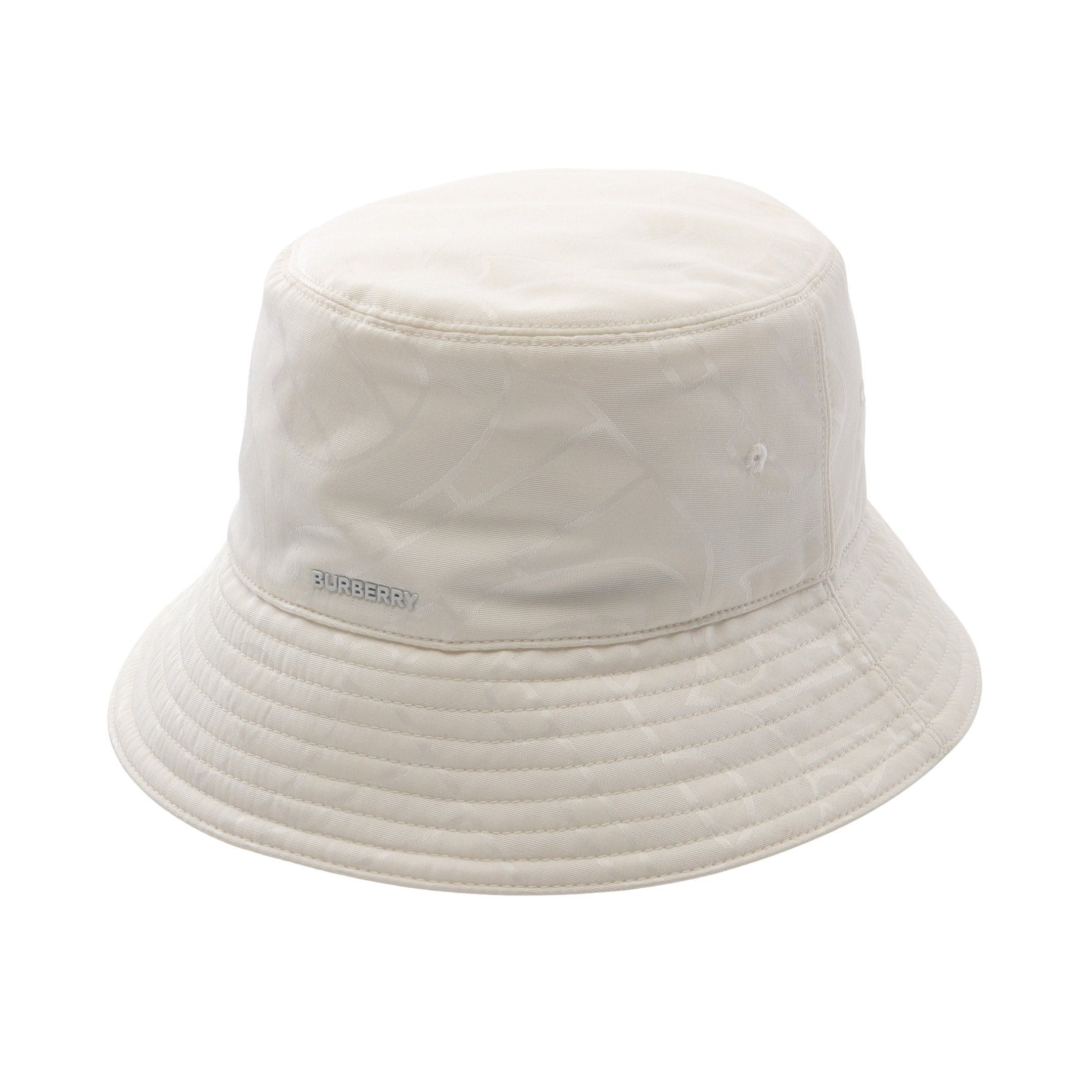 Burberry Burberry Bucket Hat Off White Size ONE SIZE - 1 Thumbnail