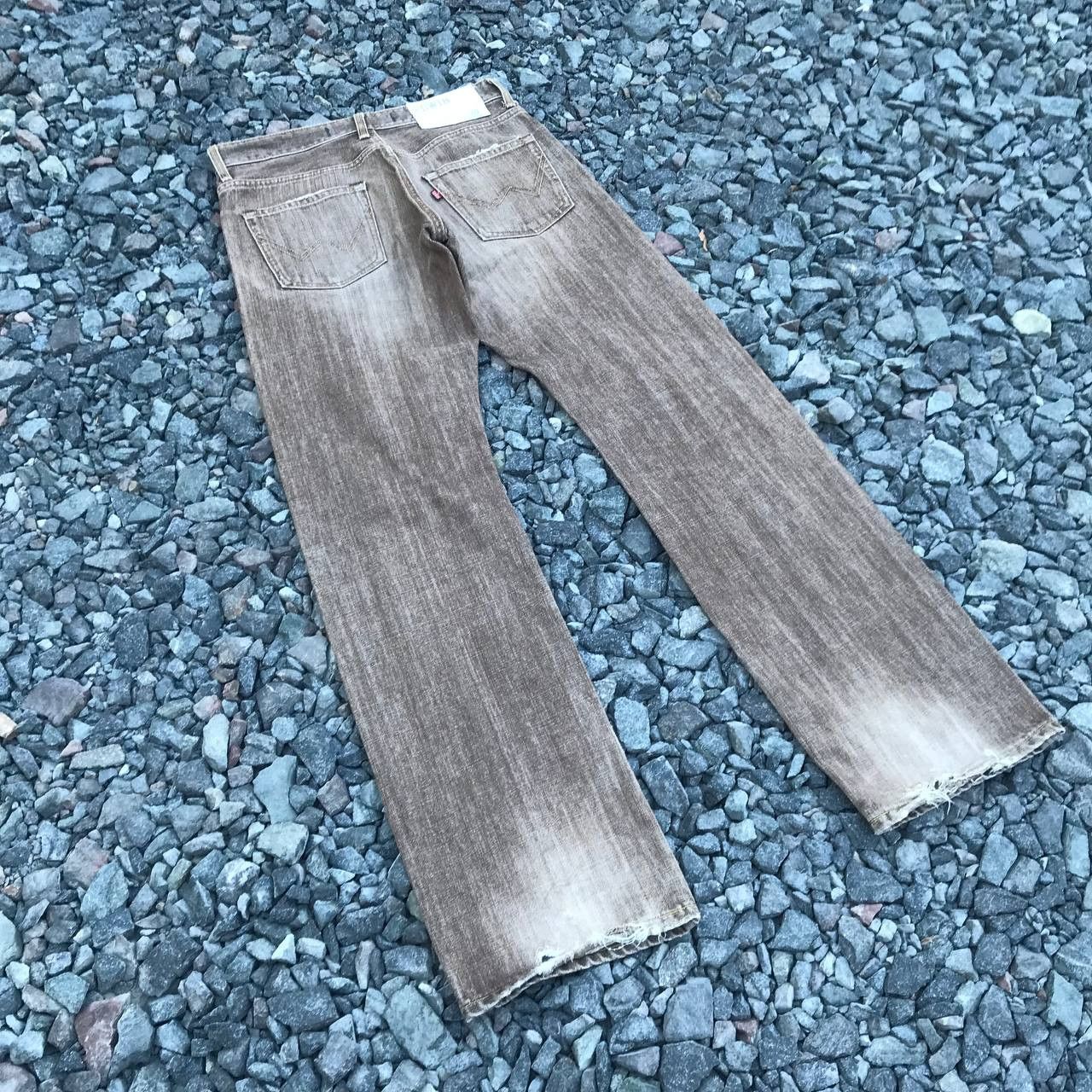 Edwin VINTAGE EDWIN EXCLUSIVE Faded Brown Distressed jean W29x32 Size US 29 - 7 Thumbnail
