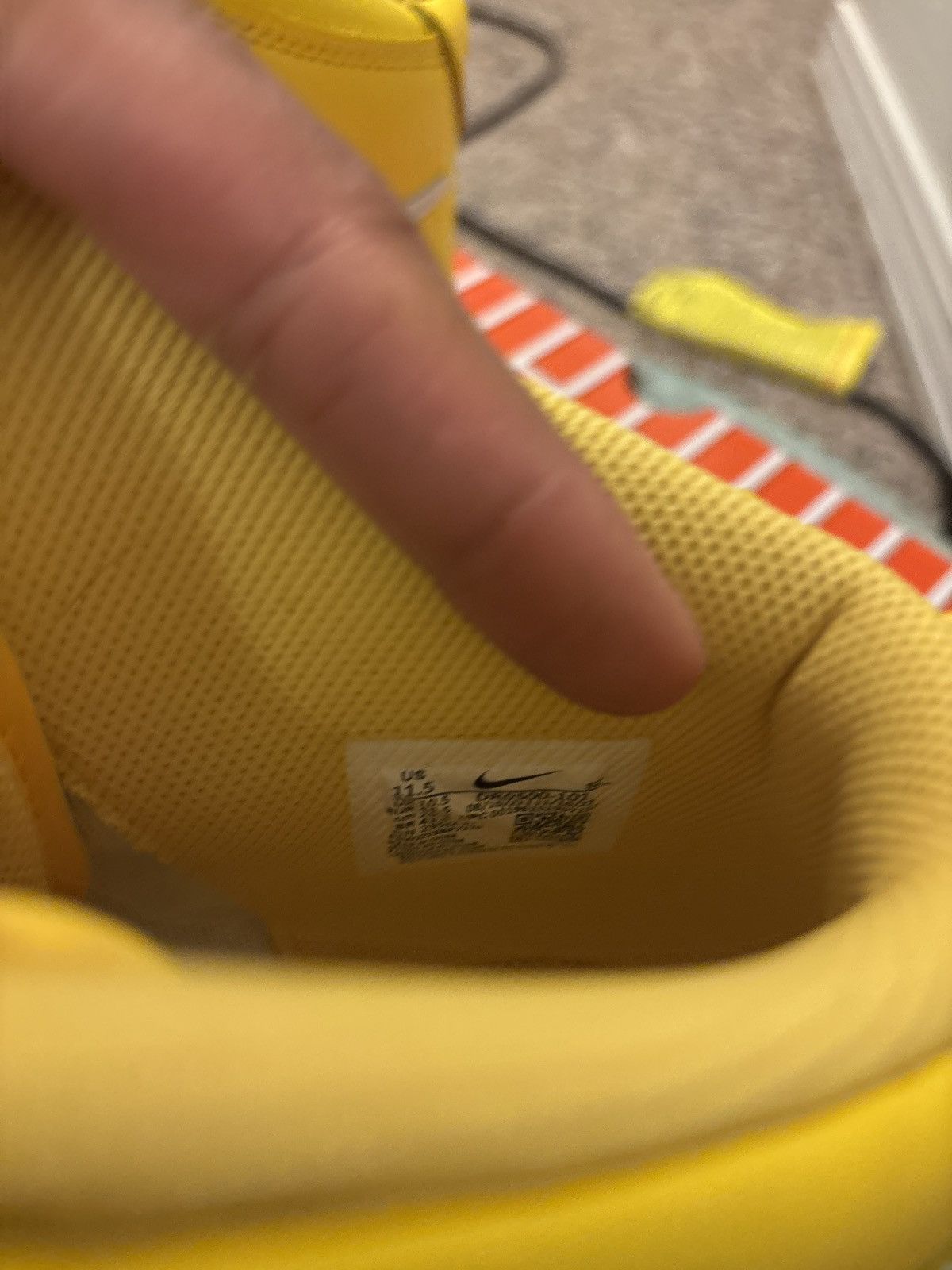 Nike × Off-White Off White Air Forces Size US 11.5 / EU 44-45 - 4 Thumbnail