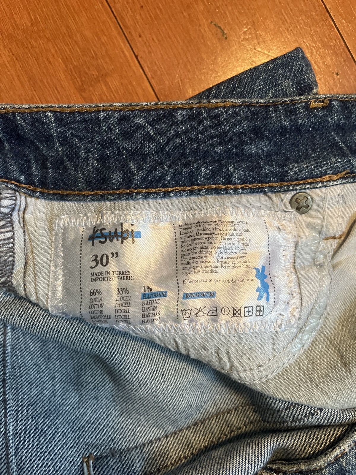Ksubi KSUBI - BLUE DENIM JEANS Size US 30 / EU 46 - 8 Thumbnail